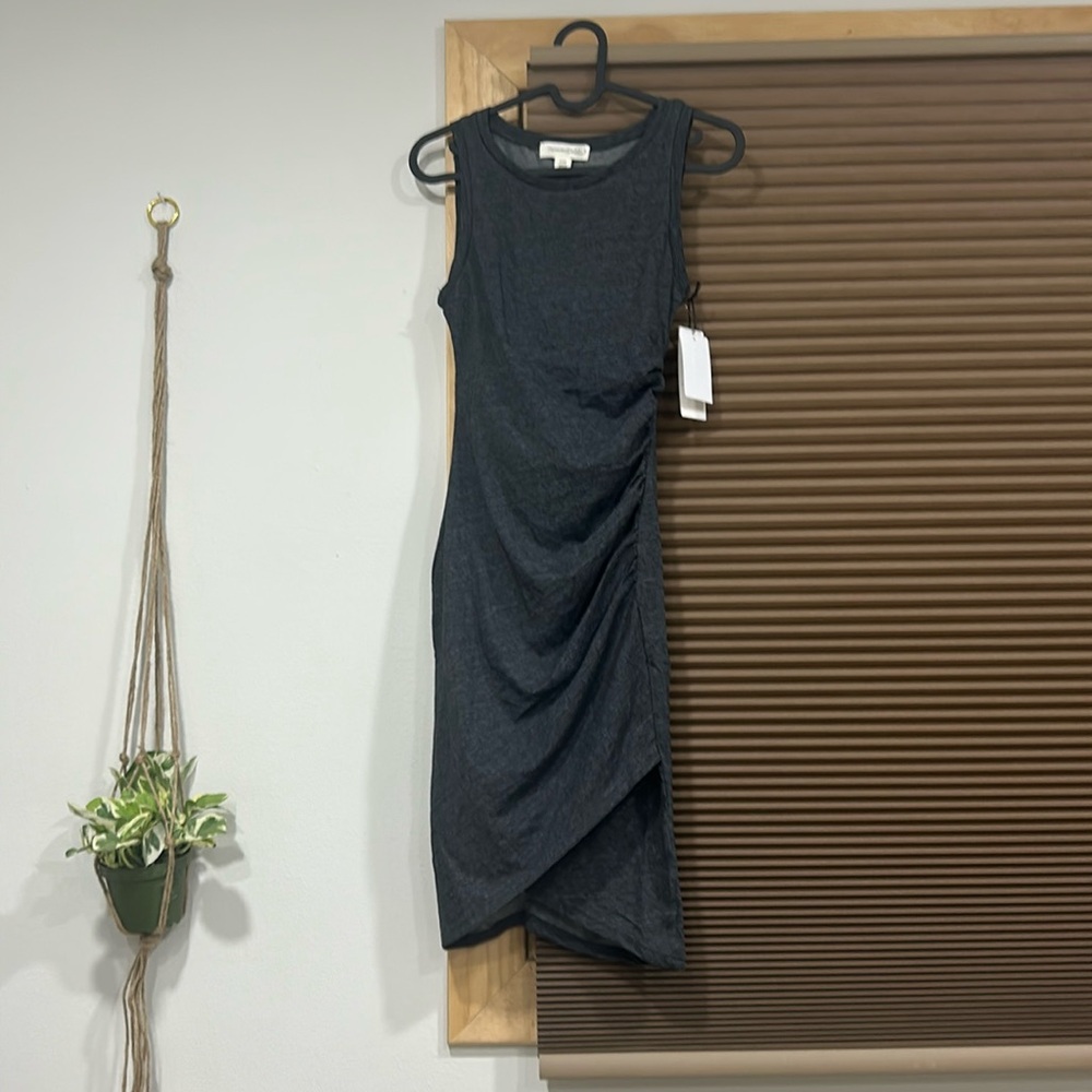 XXS Rouched Dark Grey dress